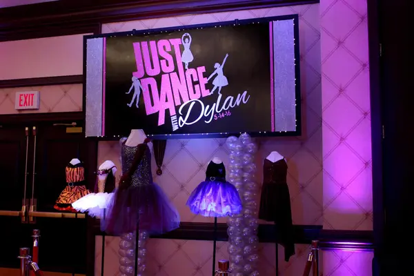 Dance Themed Bat Mitzvah Backdrop