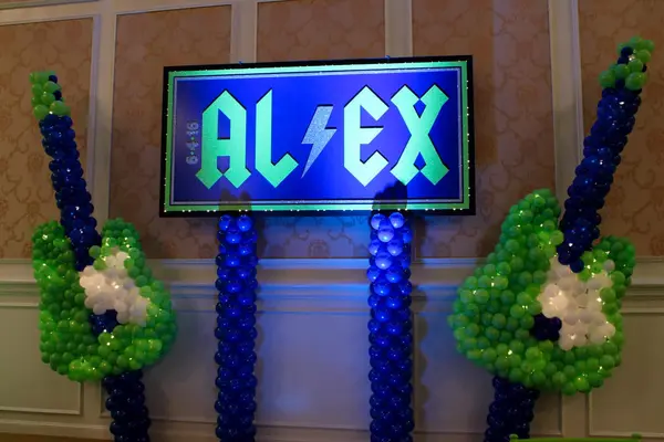 Music Themed Bar Mitzvah Backdrop