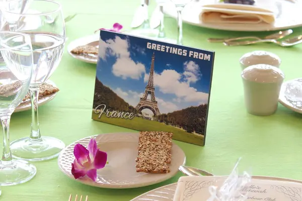 Travel Themed Table Sign
