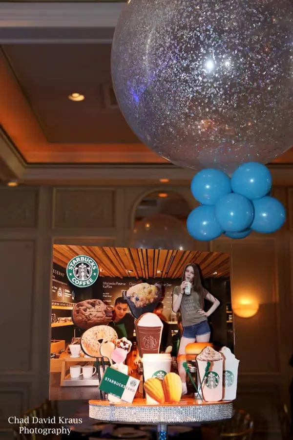 Starbucks Themed Diorama Centerpiece