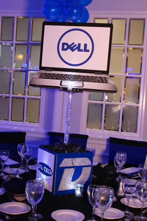 Technology Themed Centerpiece