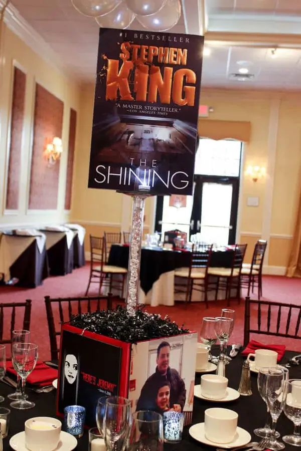 Horror Book Themed Centerpiece