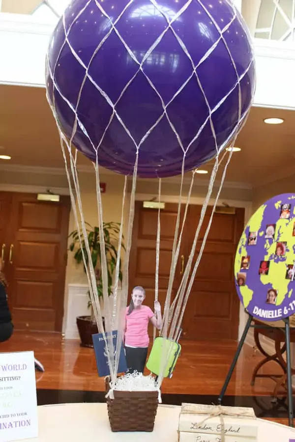 Hot Air Balloon Centerpiece