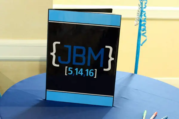 Computer Themed Logo Sign in Book