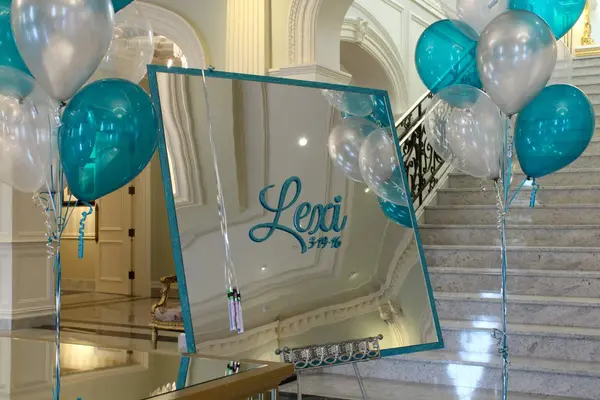 Custom Mirror Sign in Board