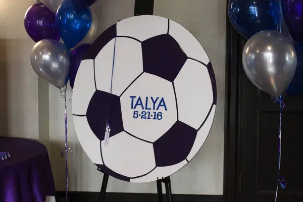 Soccer Ball Sign in Board