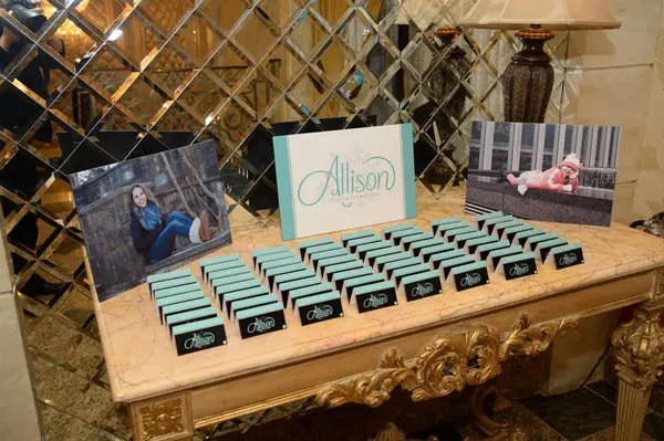 Winter Themed Logo Place Cards