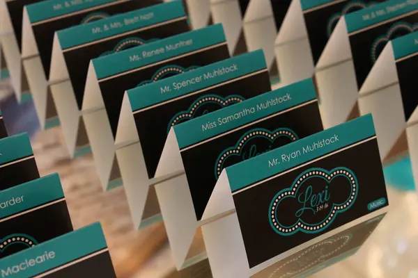 Bat Mitzvah Place Cards