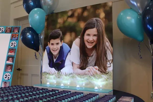 Bnai Mitzvah Seating Card Display