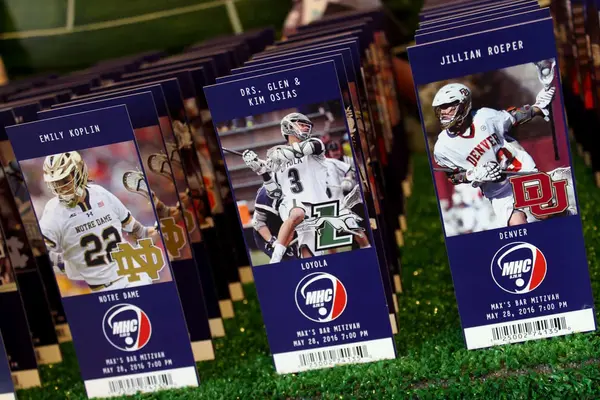Lacrosse Ticket Place Cards