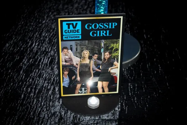 TV Guide Table Sign