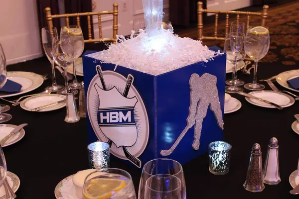 Hockey Themed Photo Cube