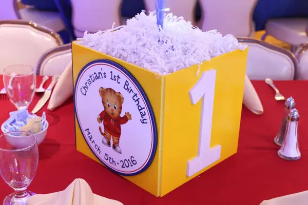 First Birthday Photo Cube
