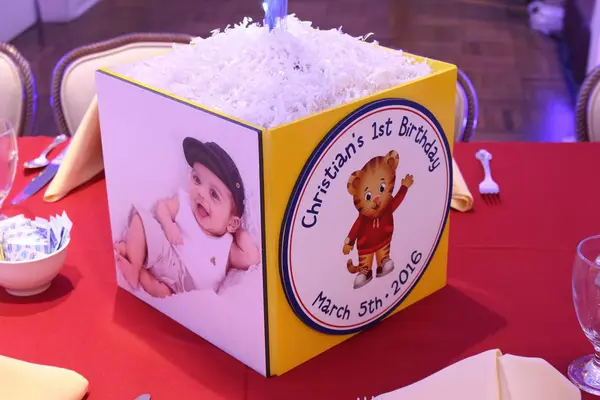 First Birthday Photo Cube
