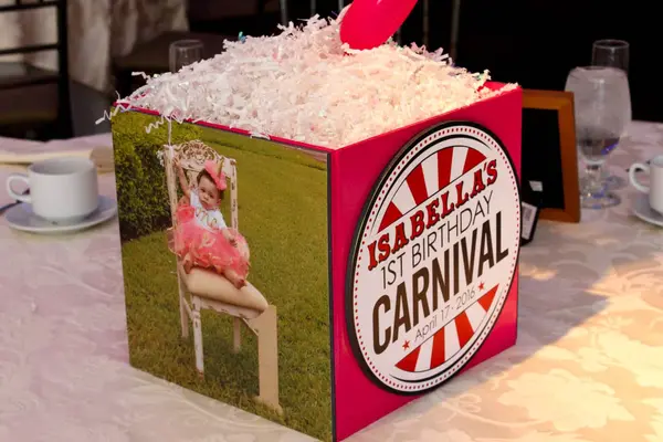 Carnival Themed Photo Cube