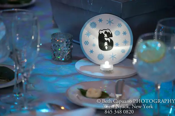 Winter Themed Table Sign