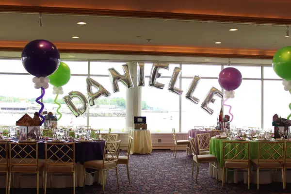 Bat Mitzvah Name in Balloons