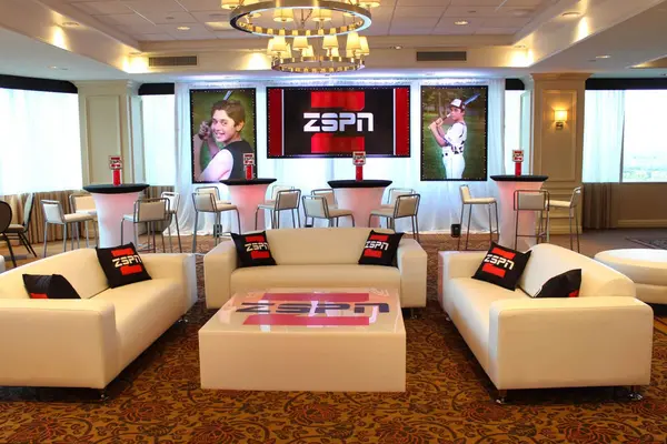 ESPN Themed Lounge Setup