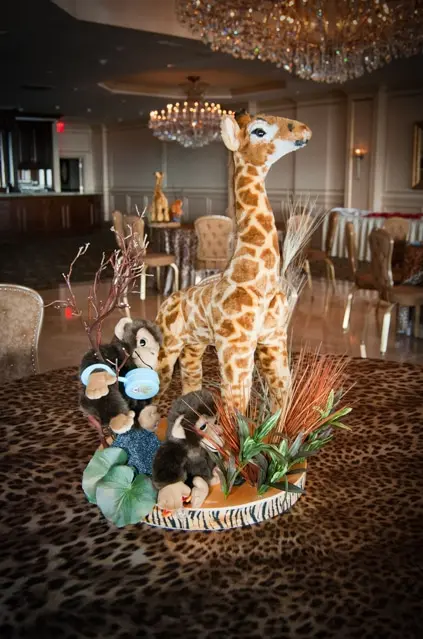 Baby Shower Jungle Centerpiece