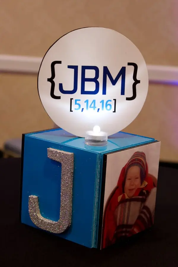 Mini Cube Centerpiece