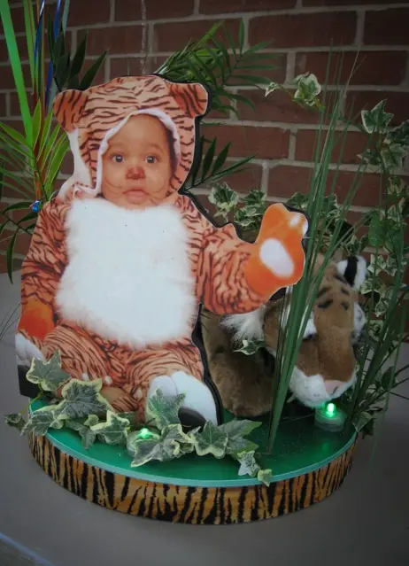 First Birthday Safari Centerpiece