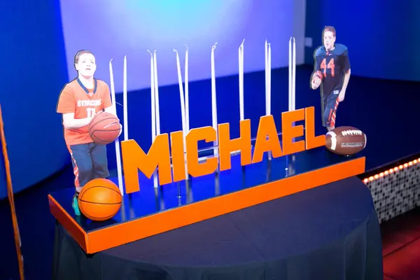 Syracuse Themed Candle Lighting Display