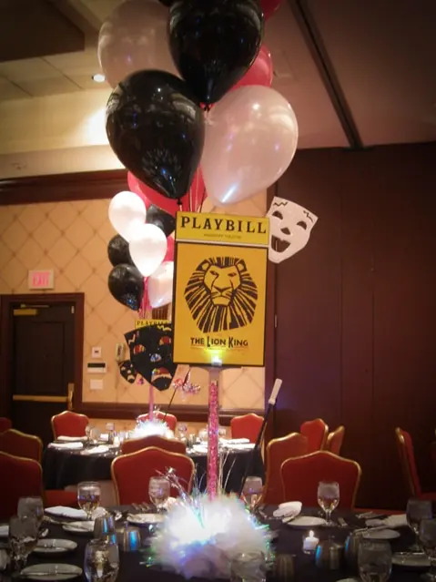 Broadway Playbill Centerpiece
