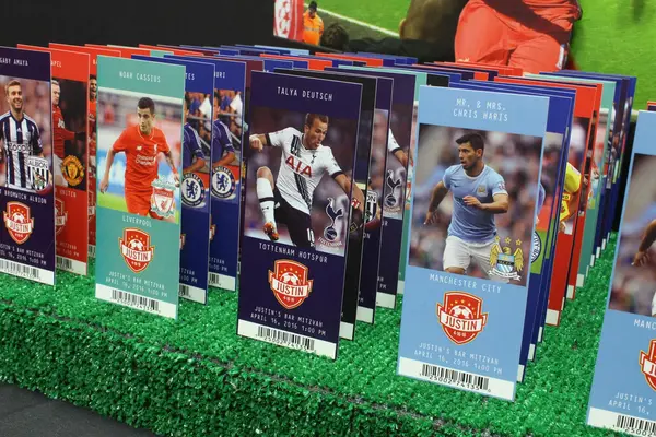 Soccer Ticket Seating Cards