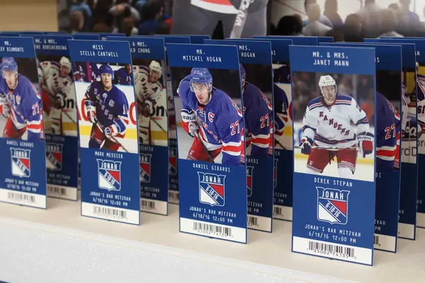 Rangers Ticket Place Cards