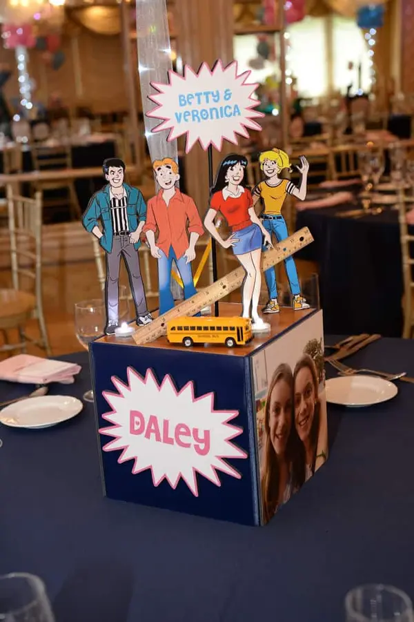 Comic Themed Centerpiece