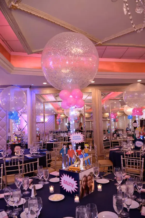 Comic Themed Centerpiece