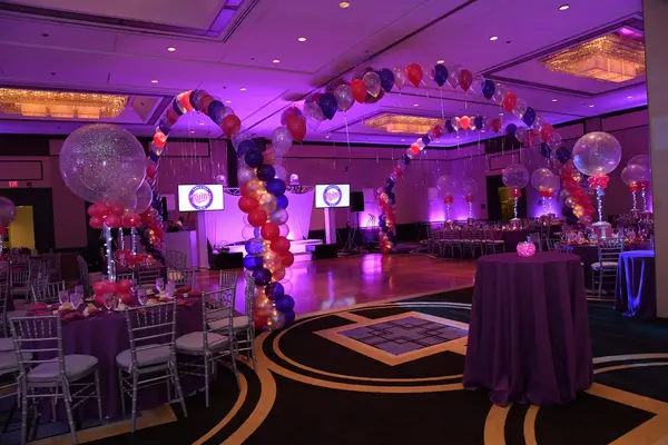 Hot Pink and Purple Balloon Gazebo