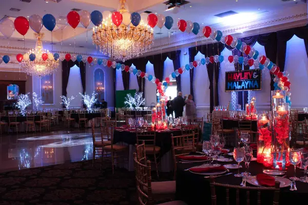 Red and Blue Balloon Gazebo