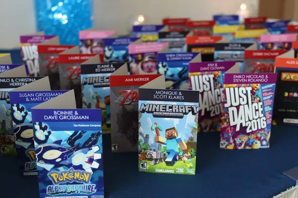 Custom Video Game Place Cards
