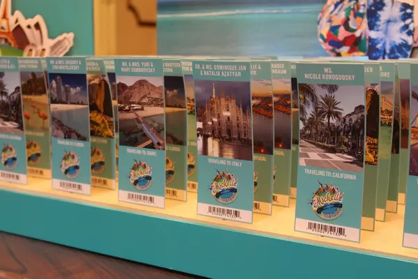 Travel Ticket Place Cards
