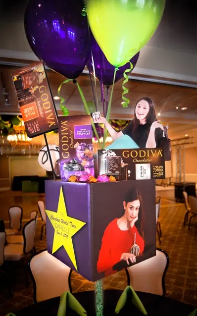Chocolate Themed Centerpiece