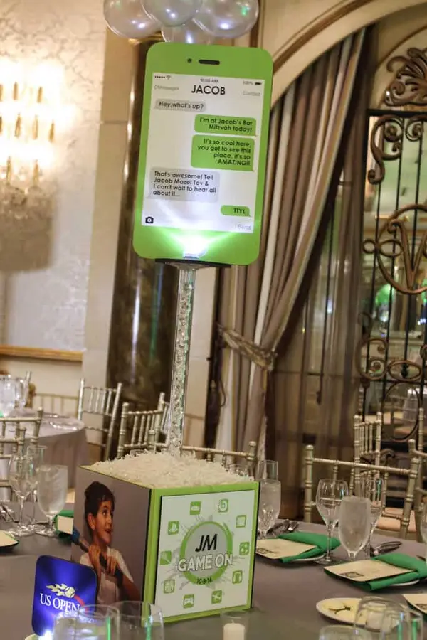 iPhone Themed Centerpiece