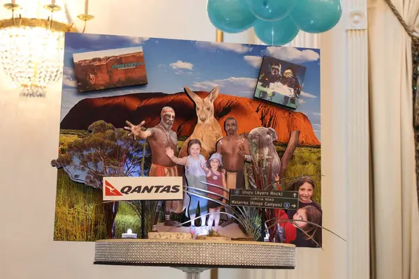 Travel Themed Diorama Centerpiece