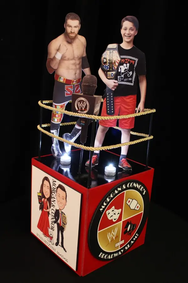 Wrestling Themed Centerpiece