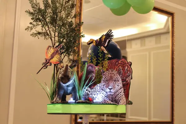 Animal Themed Diorama Centerpiece