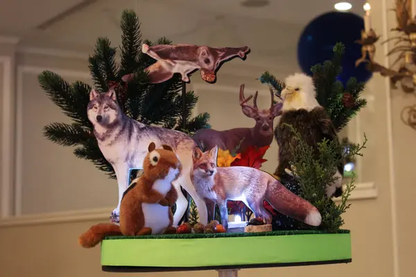 Animal Themed Diorama Centerpiece