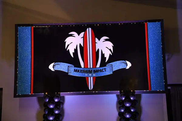 Surf Themed Backdrop