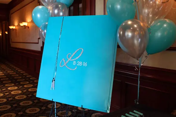 Turquoise Sign in Board