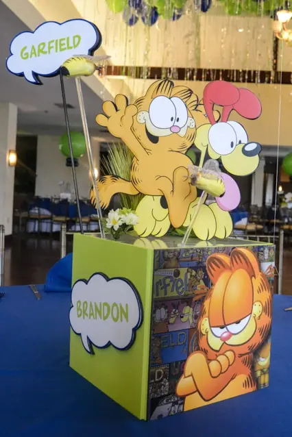 Comic Themed Centerpiece