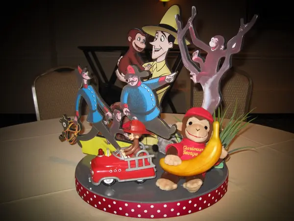 Curious George Diorama Centerpiece
