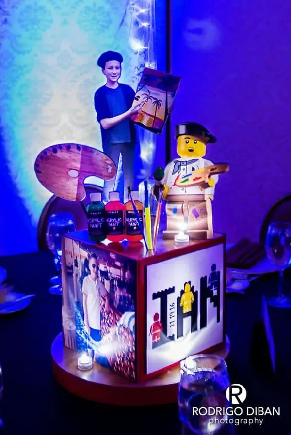 Artist Themed Centerpiece