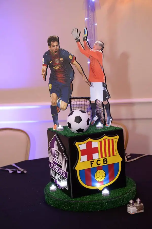 Soccer Themed Centerpiece