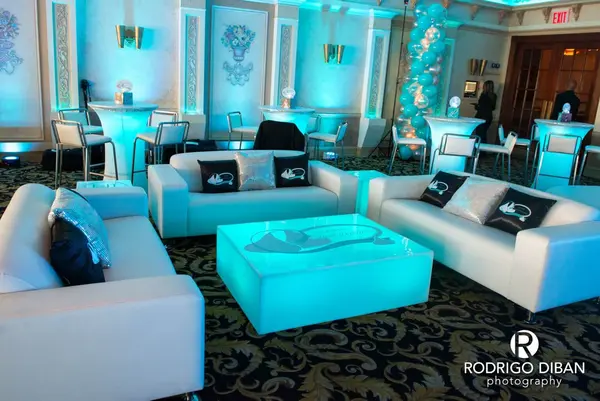 Bat Mitzvah Lounge Setup