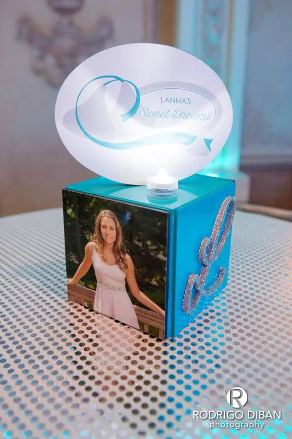 Mini Cube Lounge Centerpiece