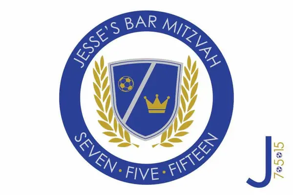 Soccer Themed Bar Mitzvah Logo